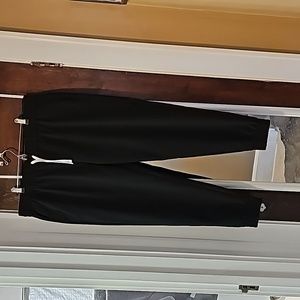 BauBax Black Merino Wool Blend Stain and Water Resistant Twill Joggers